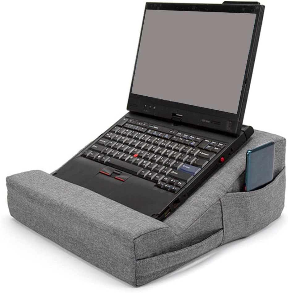 Non Slip Support Cushion Rest Laptop Stand Tablet Pillow Easy Use Book Reading Home Solid Gift Multifunctional Holder