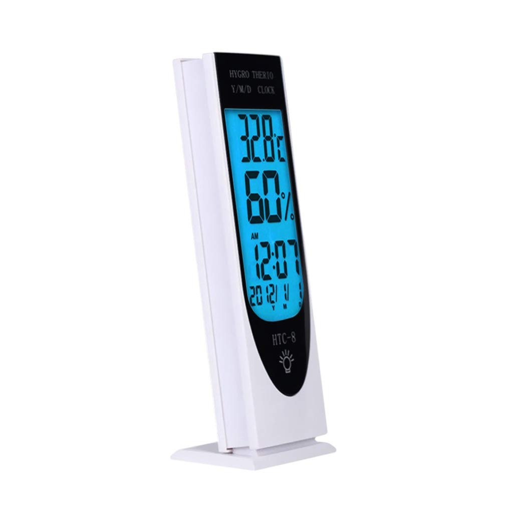 High Accuracy Digital LCD Hygrometer Humidity Thermometer Temperature Meter Clock
