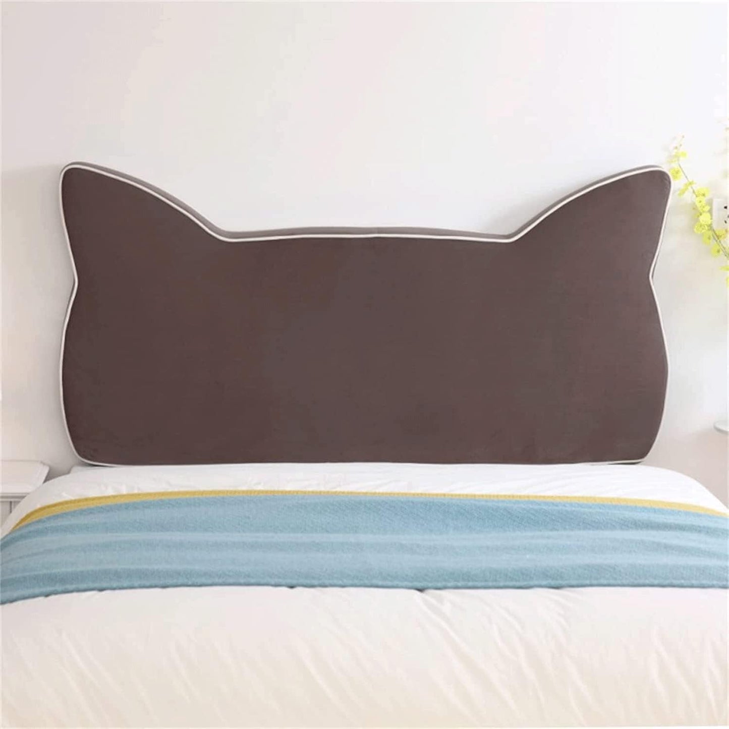 Lumbar Support Backrest Pillow for Bed, Headboard Cushion for Relaxation and Comfort, Soft Back Support Pillow for Ultimate Rest and Ergonomic Design