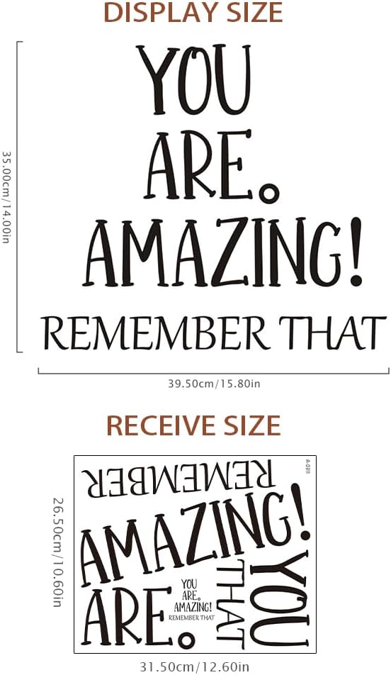 Inspirational Life Quotes Wall Art Vinyl Decal Decoration Motivational Stickers Bedroom Living Room Decor