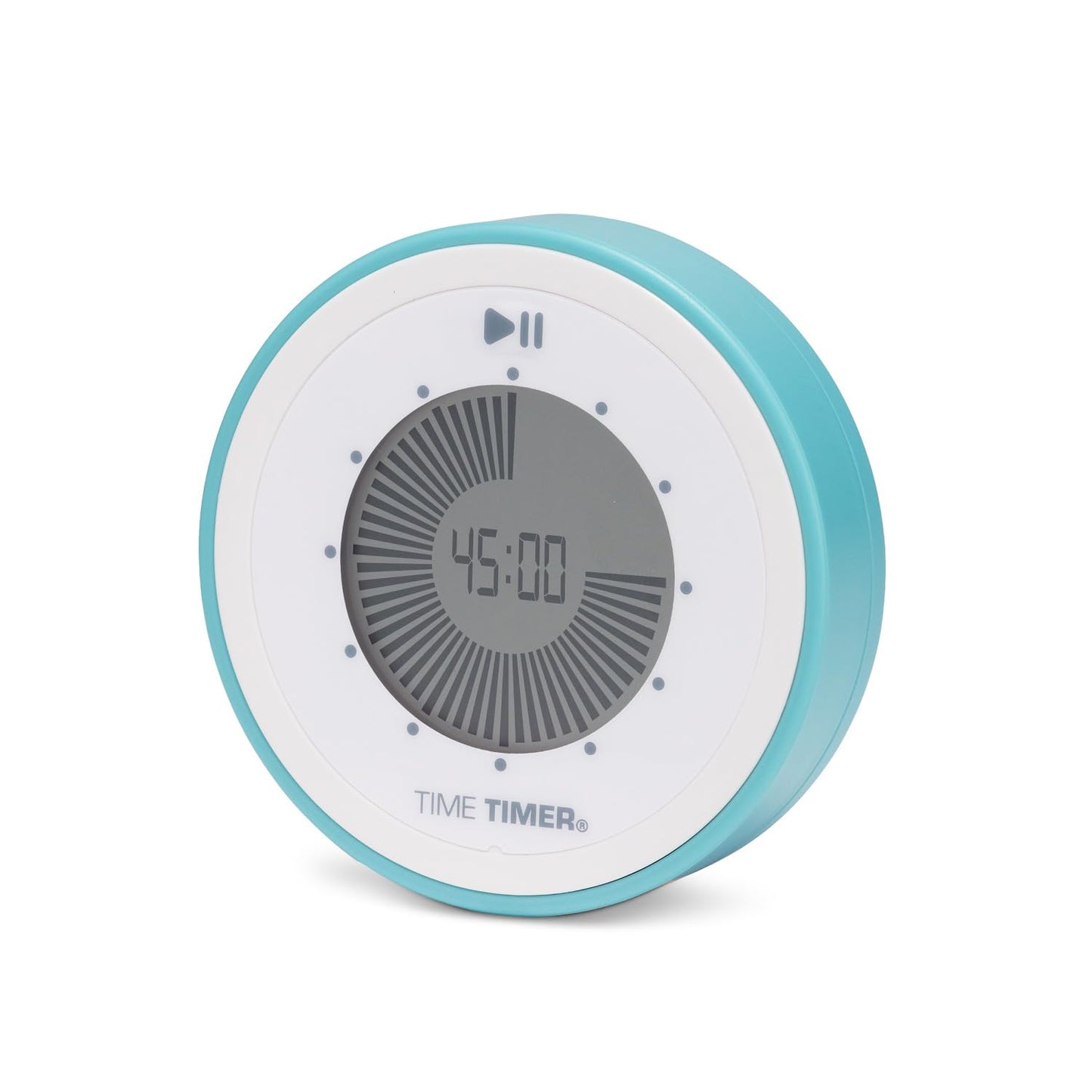 Time Timer Twist 90-Minute Digital Countdown Clock — for Kids Classroom Learning, Homeschool Study Tool, Teachers Desk Clock, Exercise and Kitchen Timer (Lake Day Blue)