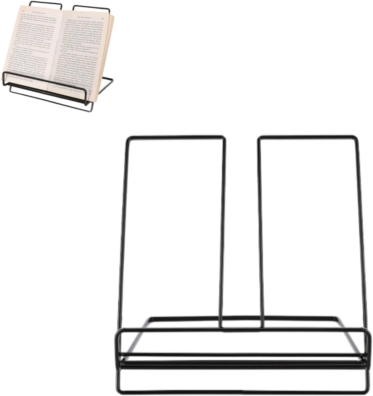 Book Stand, Book Holder Computer Stand Tablet Stand Cookbook Stand Document Holder Book Page Holder Reading Stand for Recipe Laptop