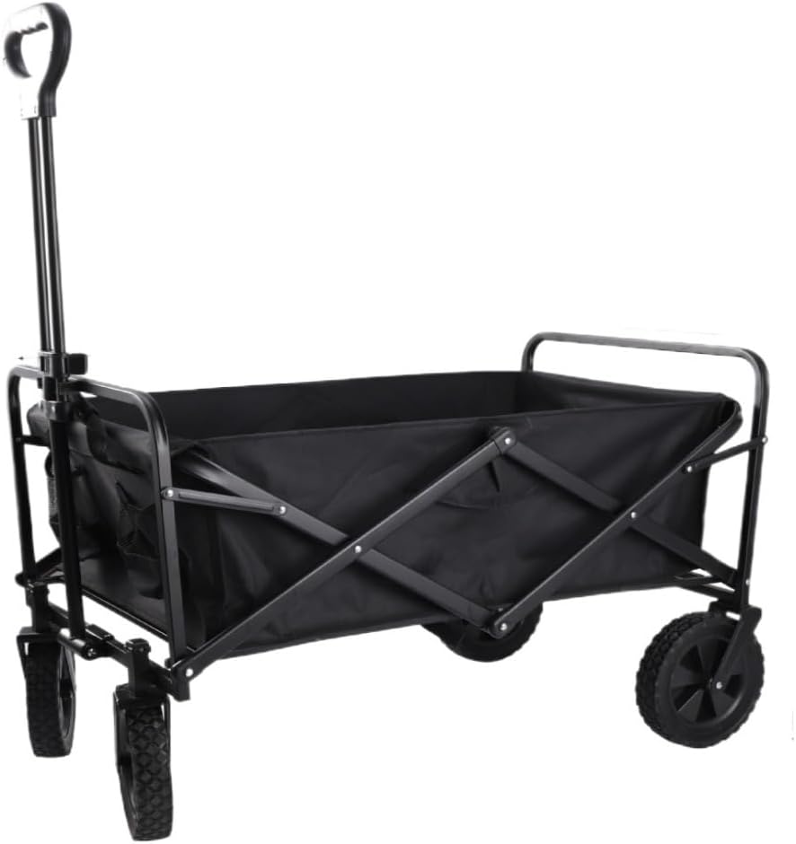 Portable Camping Cart,Outdoor Beach Trolley Cart with Folding Design for Camping Portable and Multifunctional Stall Trolley for Camping Gear Beach Accessories and Outdoor Supplie