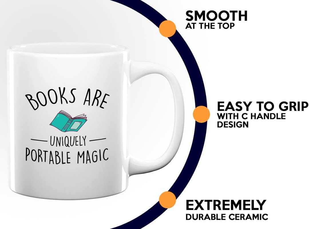 Book Lover Coffee Mug 15oz White - I Almost Forgot My Reading Glasses - Gift For Poets Bookish People Bibliophile Librarian Book Club Reader