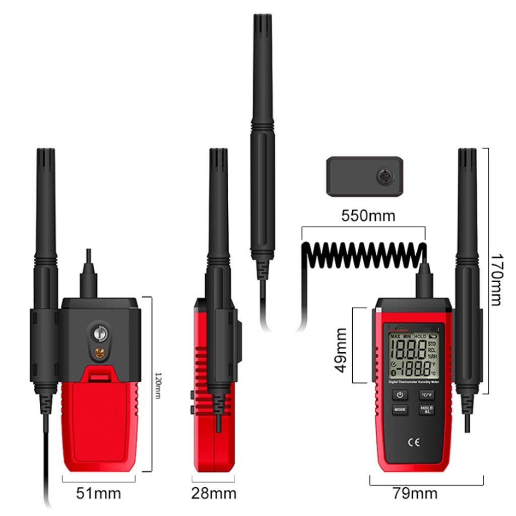 Temperature and Hygrometer Intelligent Industrial-Grade and Humidity Meter and