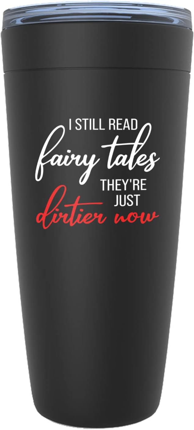 Book lovers Black Edition Viking Tumbler 20oz - Tales Just Dirtier - Author Writer Book Library Editor Introverts Lovers Cat Chill Relax Bookworm Reading
