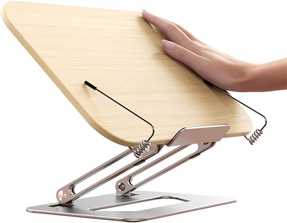Wooden Reading Book Stand Multi-Functional Lazy Bookshelf Student Adjustable Tablet Laptop