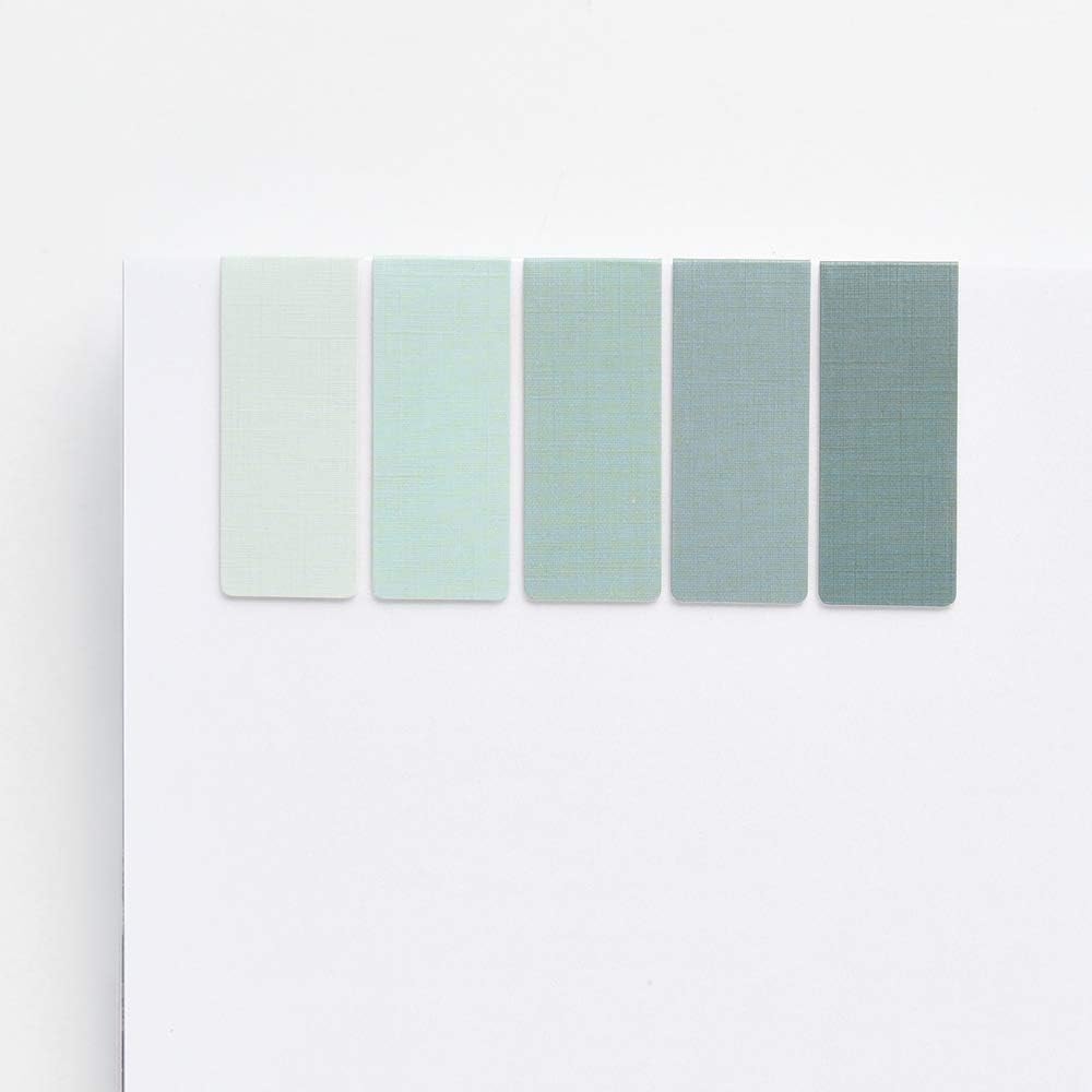 Monolike Magnetic Bookmarks Emerald, Set of 5
