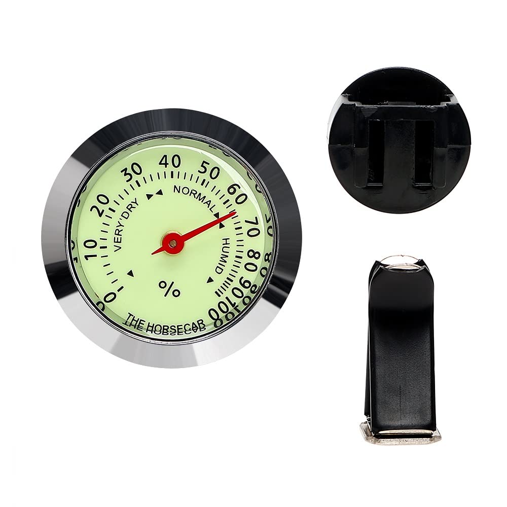 Automobile Air Vent Clip Mini Car Styling Luminous Thermometer Hygrometer Ornaments Interior Accessories Decoration