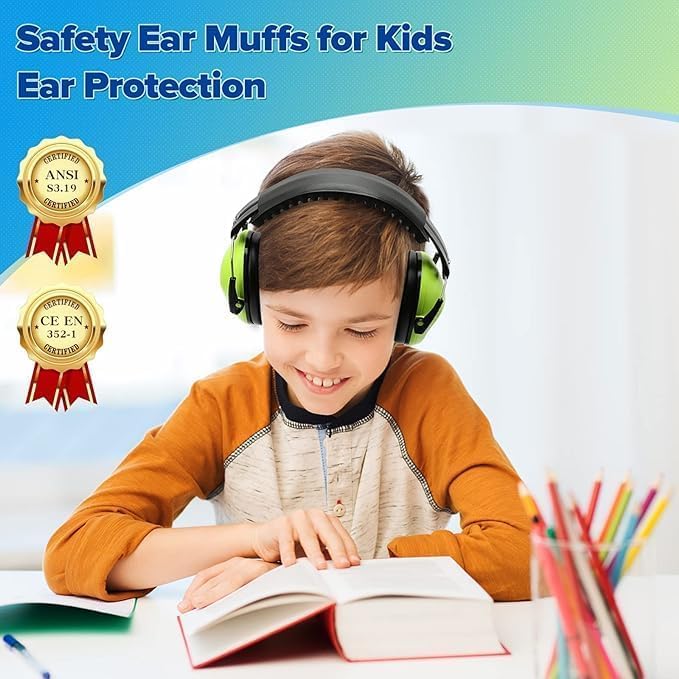 Floriogra 6 Pack Noise Cancelling Headphones for Kids, Kids Ear Protection 28dB SNR Noise Reduction Ear Muffs for Children/Toddler, Noise Cancelling Hearing Protection For Fireworks/Monster Truck