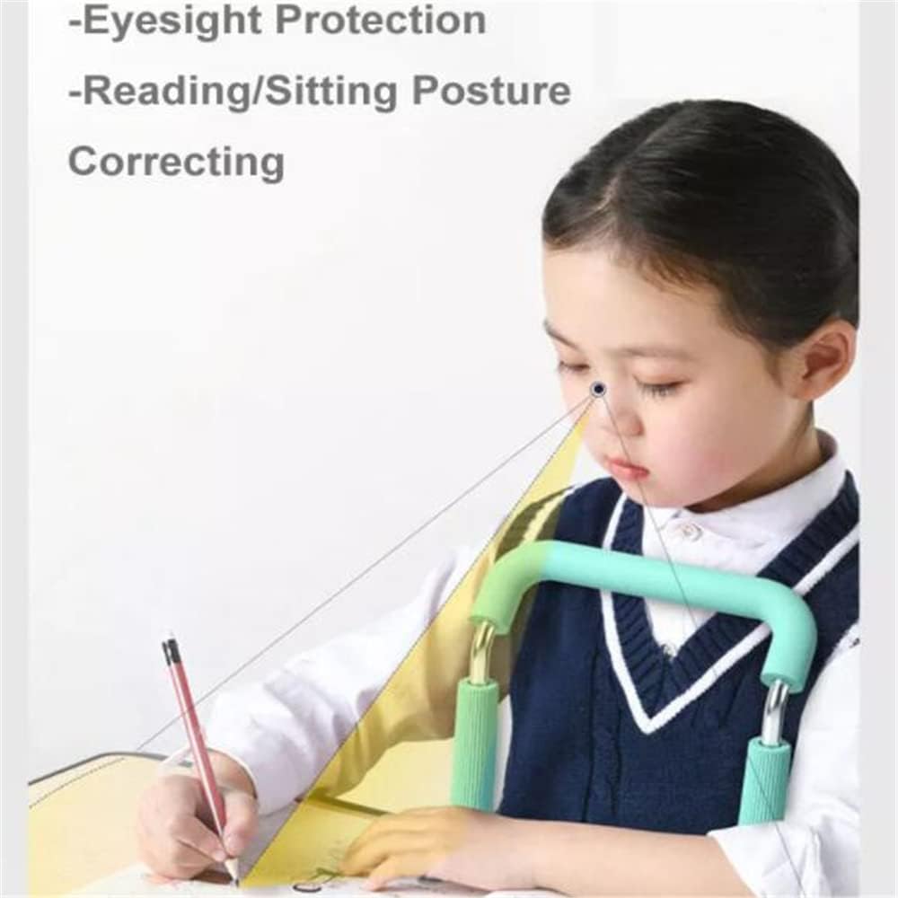 Sitting Posture Corrector Anti-Hunchback Correction Double Column Support Stable Card Table Safe Arc No Edges No Corners Reading Cross Bar for Students
