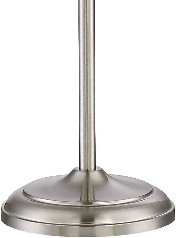 360 Lighting Ellery Modern Tree Torchiere Floor Lamp Standing 3-Light 72" Tall Brushed Nickel Silver Frosted White Glass Shade Decor for Living Room Reading House Bedroom Office