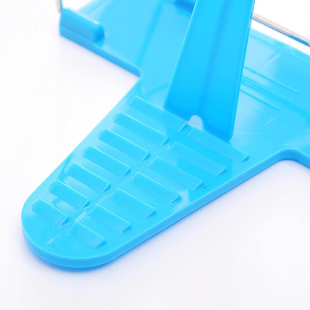 Multifunctional Portable Reading Bookshelf Adjustable Angle Metal Book Stand Fordable Book-Reading Holder(D)