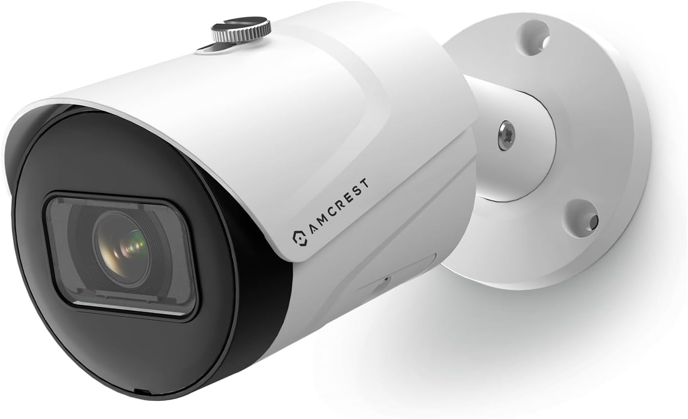 Amcrest 5MP Outdoor POE Camera 2592 x 1944p Bullet IP Security Camera, IP67, 132° Viewing Angle, Human & Vehicle Detection, Tripwire & Intrusion, 5-Megapixel, IP5M-B1186EW-AI-V3 (White)