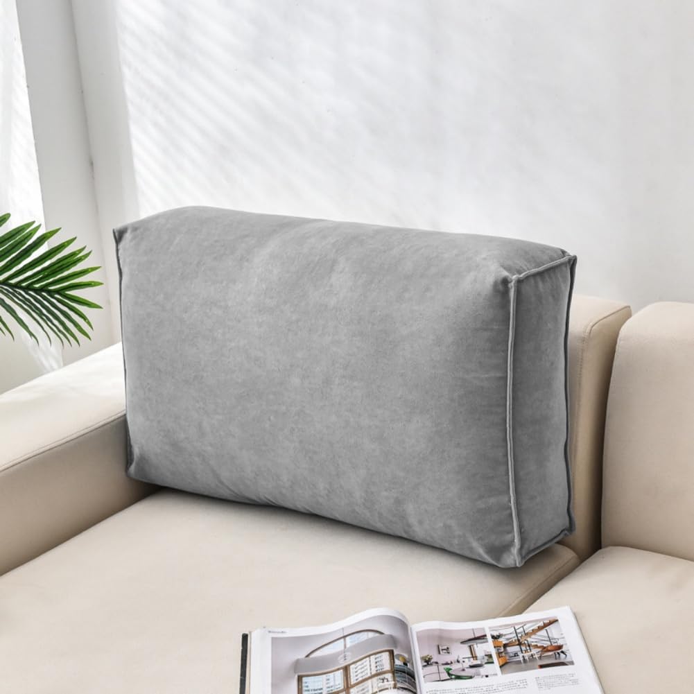 Couch Back Cushions with Removable Cover Sofa Back Cushion for Couch Sofa Back Cushions Replacement for Sitting in Bed Waist Cushion Reading Pillows for Dorm Bed Outdoor Use