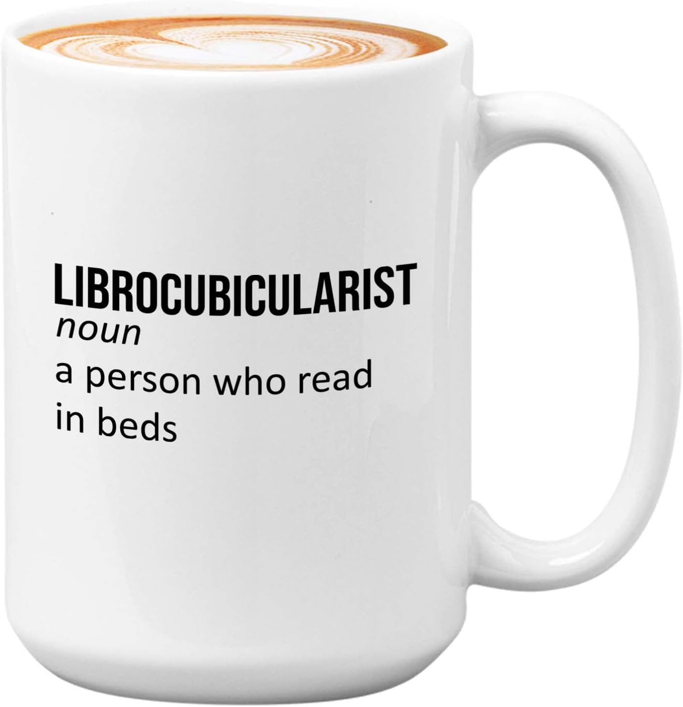 Bubble Hugs Writer Coffee Mug 15oz White - Librocubicularist A person who read in beds - Reading Book Lover for Bookworm Bibliophile Librarians Author Readers Bookish