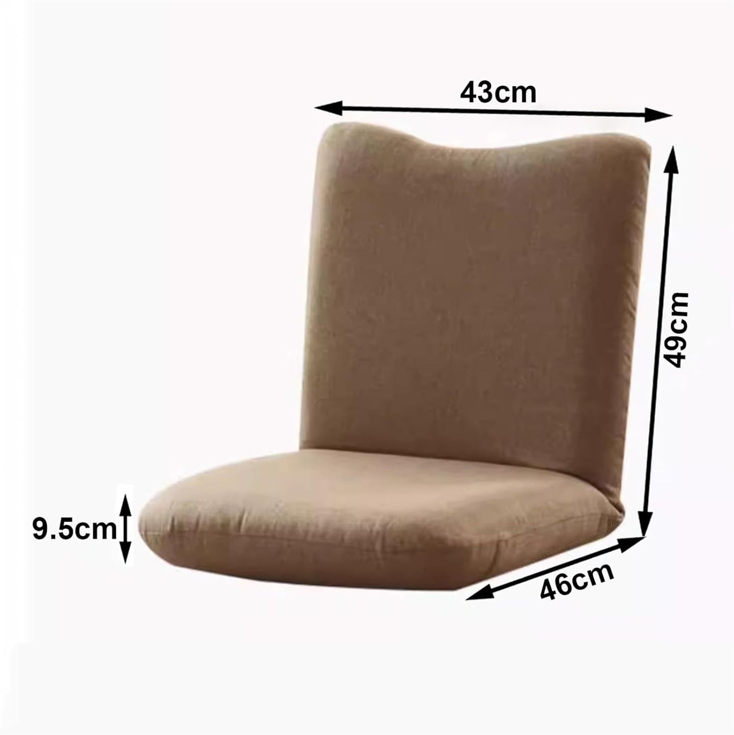 Floor Chair with Back Support 5 Adjustable Position Portable Floor Chair Folding Meditation Chair Ergonomic Lounger Sofa for Gaming Resting Reading,Coffee