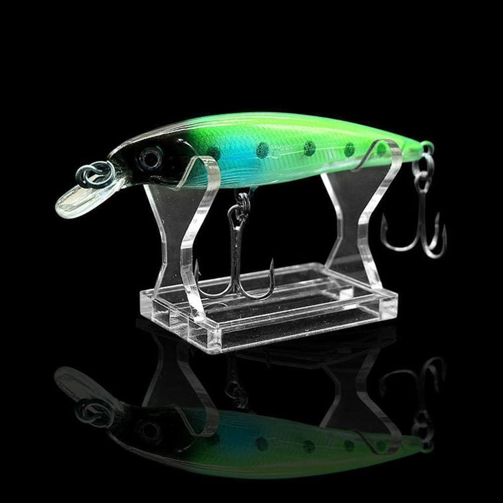 Acrylic Fishing Lure Display Stand, Clear Display for Large Baits for Baits Lure Display, Fishing Store Accessories, for Baits Lure Display,Fishing Lures Storage Decoration for Fishing Store Baits Accessories