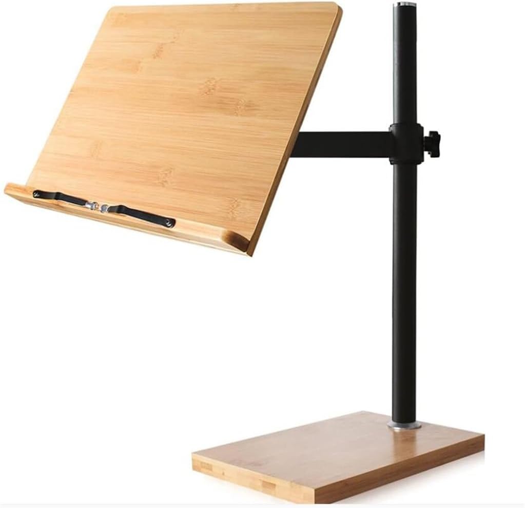 Reading Bookshelf, Wooden, Desktop Support, Adjustable Lifting and Lowering Piano Score Rack