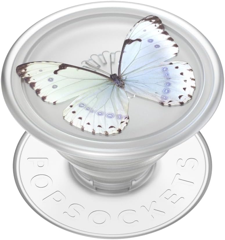 PopSockets Adhesive Phone Grip, Holder, Phone Stand, Butterfly - Whisper Moth