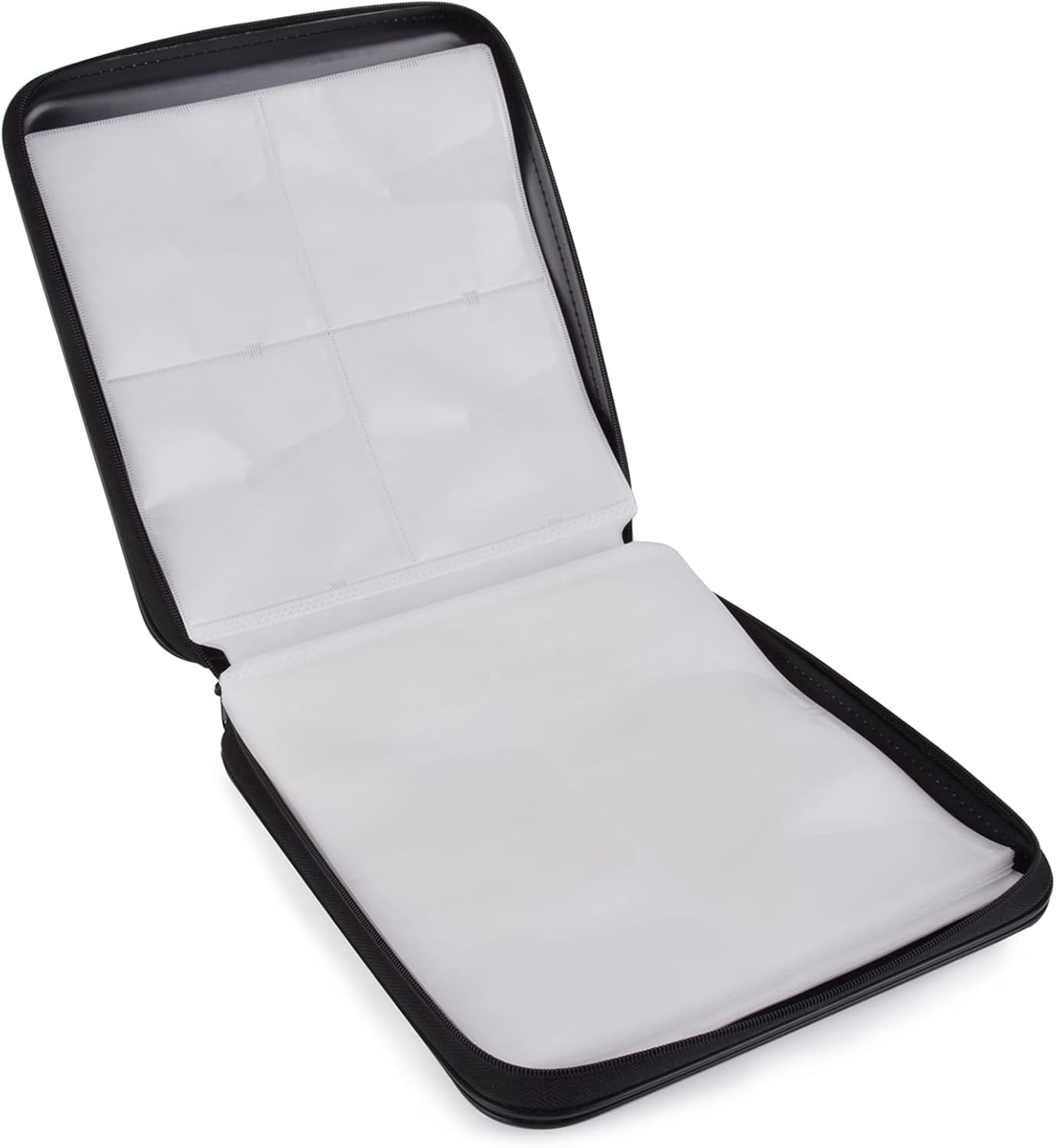 DVD Storage CD Case Holder:DVD Binder Protective CD Book Portable DVD Organizer-CD Wallet 160 Disc Holder Hard Plastic Movie Case Black CD Portfolio Blu Ray Album CD Booklet for Car Home