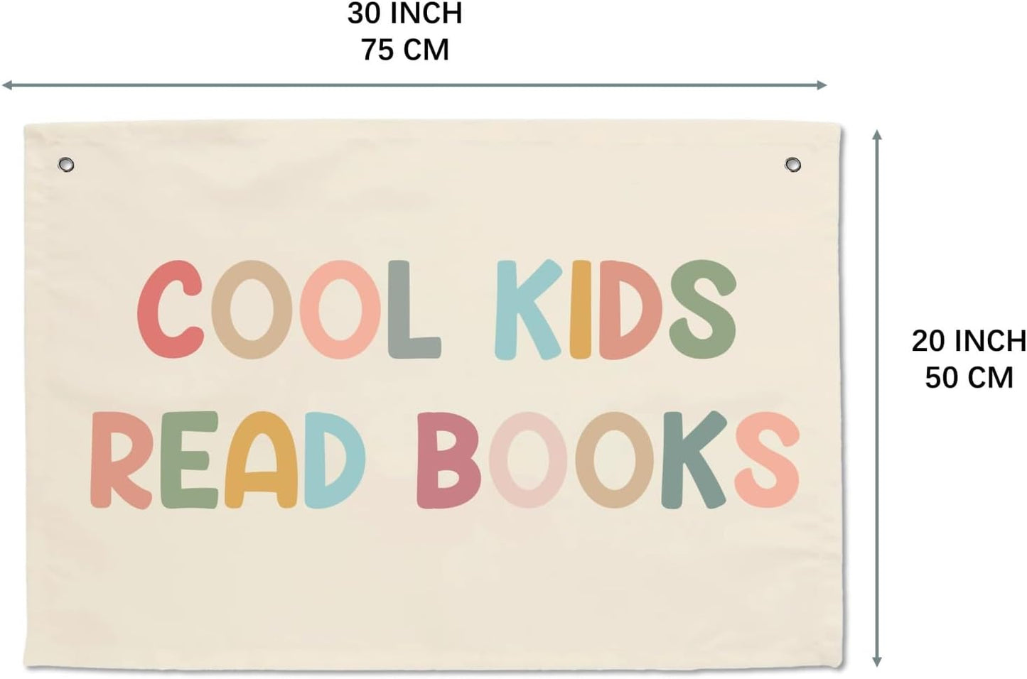 Read Banners For Classroom Wall Art Reading Books Sign Cool Kids Read Books Signs Girl Boys Children Playroom Decor Boho Banner Rainbow Book Themed Classrooms Learning Decorations