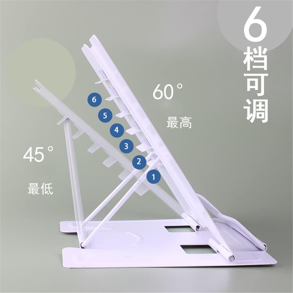 Reading Bookshelf Student Book Clip Metal Can Prevent Myopia Multi-Functional(White-Patch Five-Pointed star4)