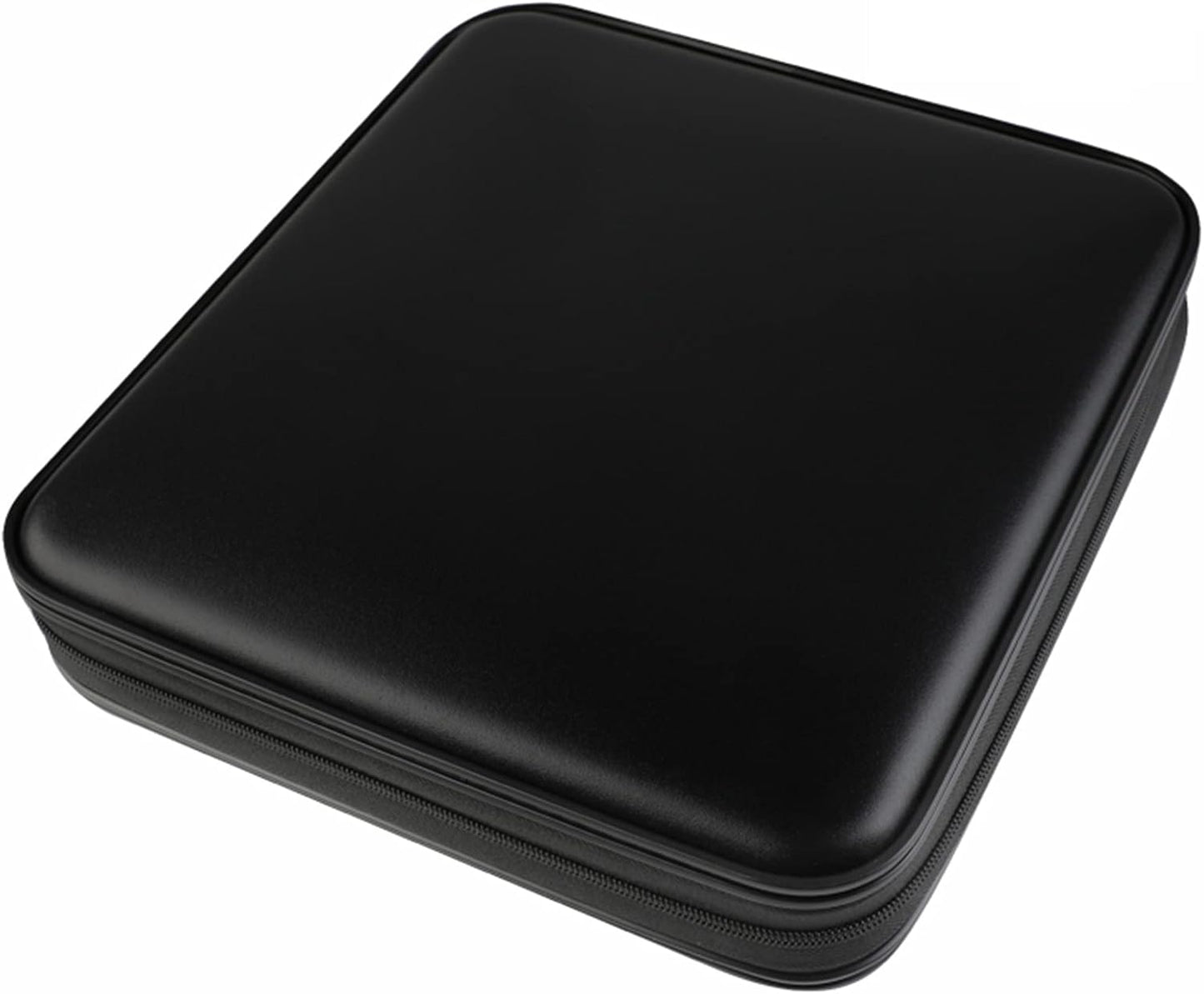 DVD Storage CD Case Holder:DVD Binder Protective CD Book Portable DVD Organizer-CD Wallet 160 Disc Holder Hard Plastic Movie Case Black CD Portfolio Blu Ray Album CD Booklet for Car Home