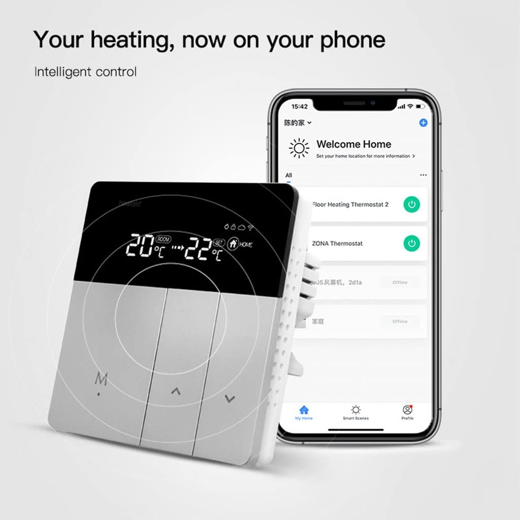 Smart Thermostat Temperature Controller Water Electric Floor Gas Boiler Heating Control