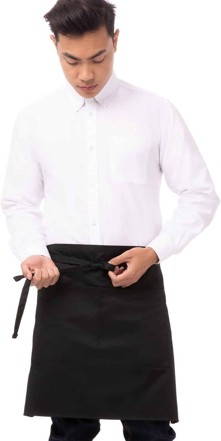 Chef Works Unisex Half Bistro Server Apron
