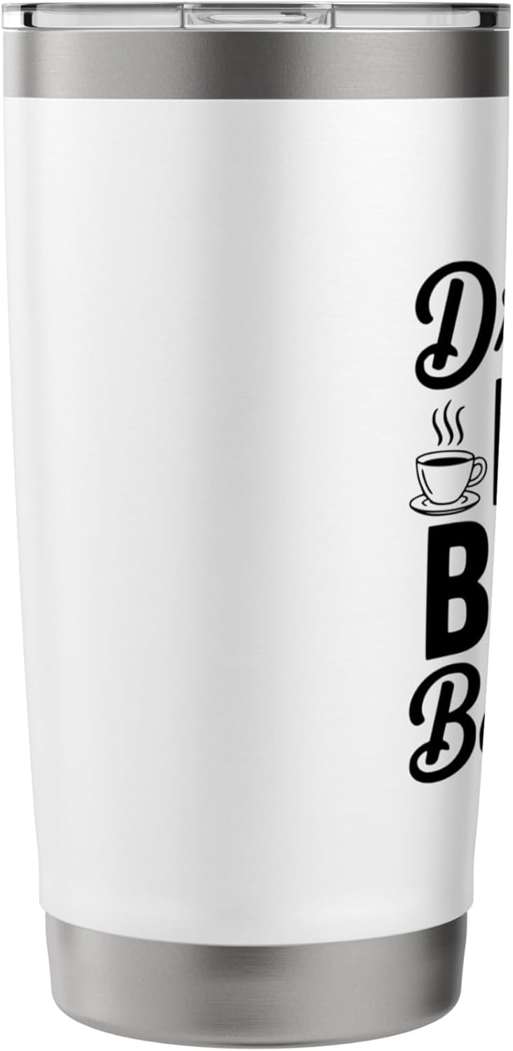 Drink Tea, Read Books, Be Happy Inspirational Quote Stainless Steel Insulated Tumbler