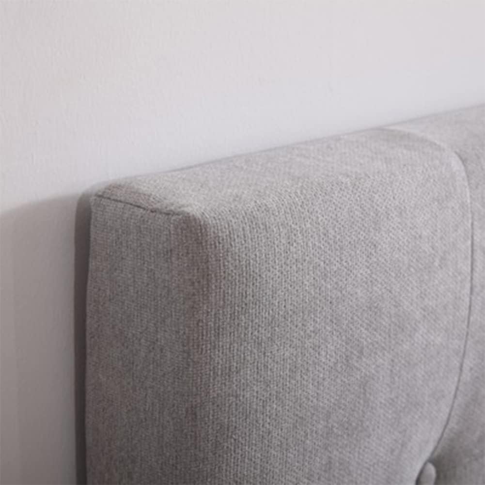 Large Bolster Headboard Backrest Triangular Reading Pillow Positioning Support Wedge Pillow Used for Bed Sofa 5 Colors 4 Sizes (Colour: Gray Size: 150CM) (Brown 180CM)