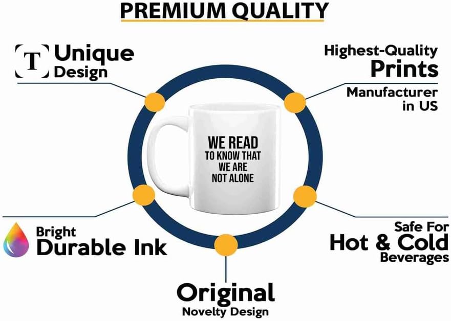 Book Lover Coffee Mug 11oz White -we read - Book Lovers Gifts Book Reader Gifts Book Club Gifts Book Reading Cup Reading Gifts