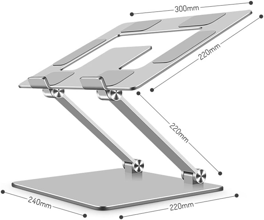 Laptop Stand for Heightening Cooling Bracket Foldable Portable(Gray)