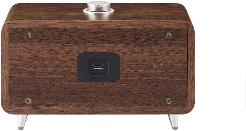 Crosley CR3049A-WA Stanza Portable Rechargeable Bluetooth Speaker, Walnut