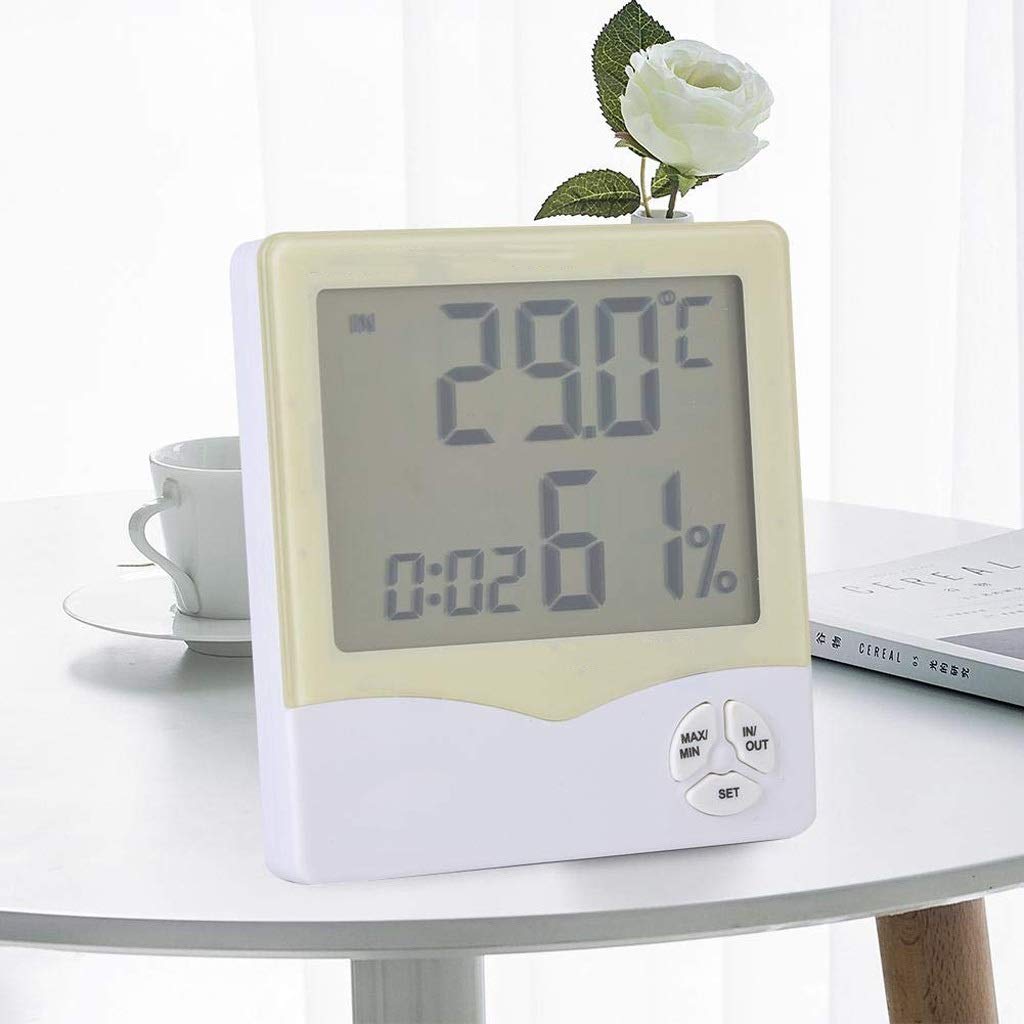 Home Temperature Hygrometer External Probe and Humidity Measuring Instrument Indoor High Precision Electronic Thermometer