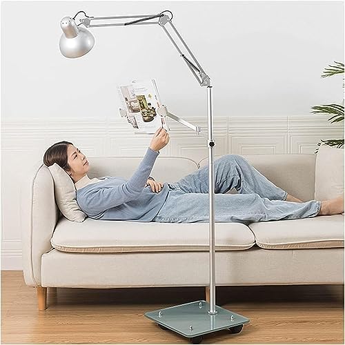 Floor Stand for Book Reading, Book Stand Height Adjustable, Extra Large Sturdy Rolling Lectern Stand with Wheels, Hands Free Document Holder for TextBooks, Recipes, Magazines, CookBooks