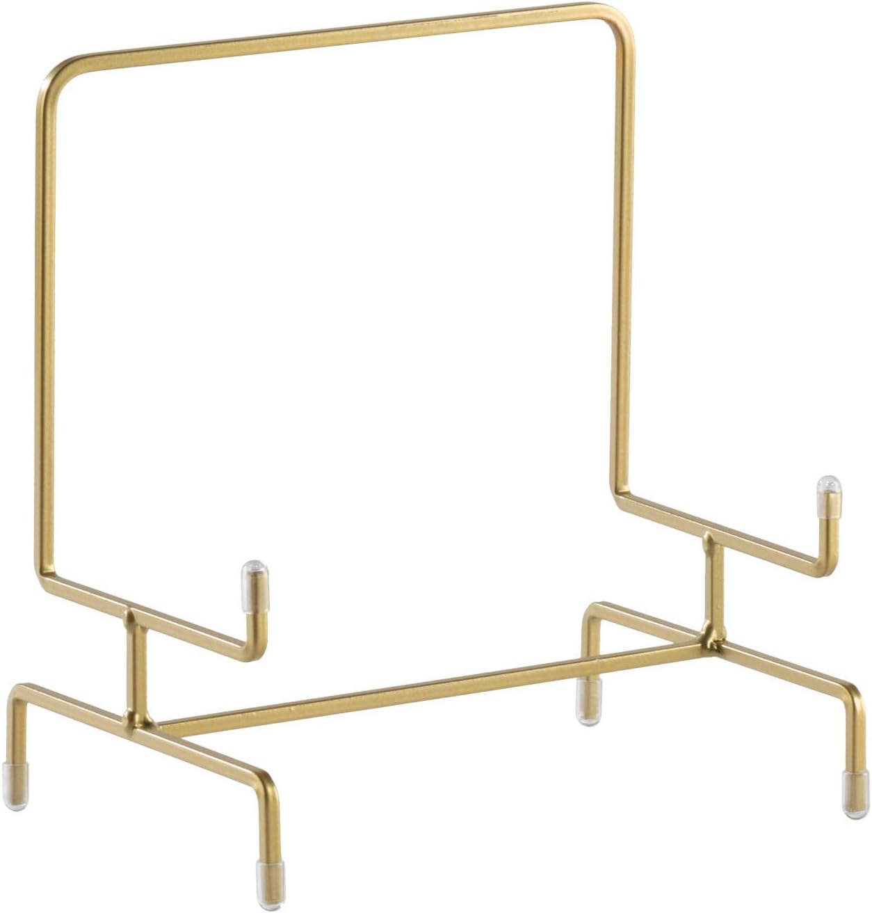 TRIPAR 11 Inch Gold Metal Display Stand Easel for Bowl and Platters, Cookbooks, Pictures, Deep Dishes