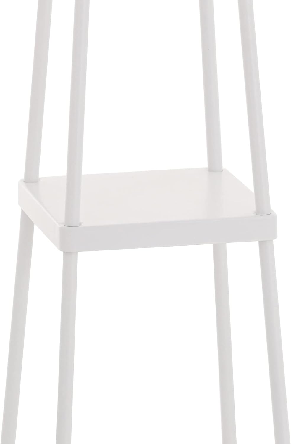Catalina Lighting 19305-001 Modern Etagere Floor Lamp with Shelves, Standing Lamp, Living Room Light with Shelving, LED Bulb NOT Included, 58", White