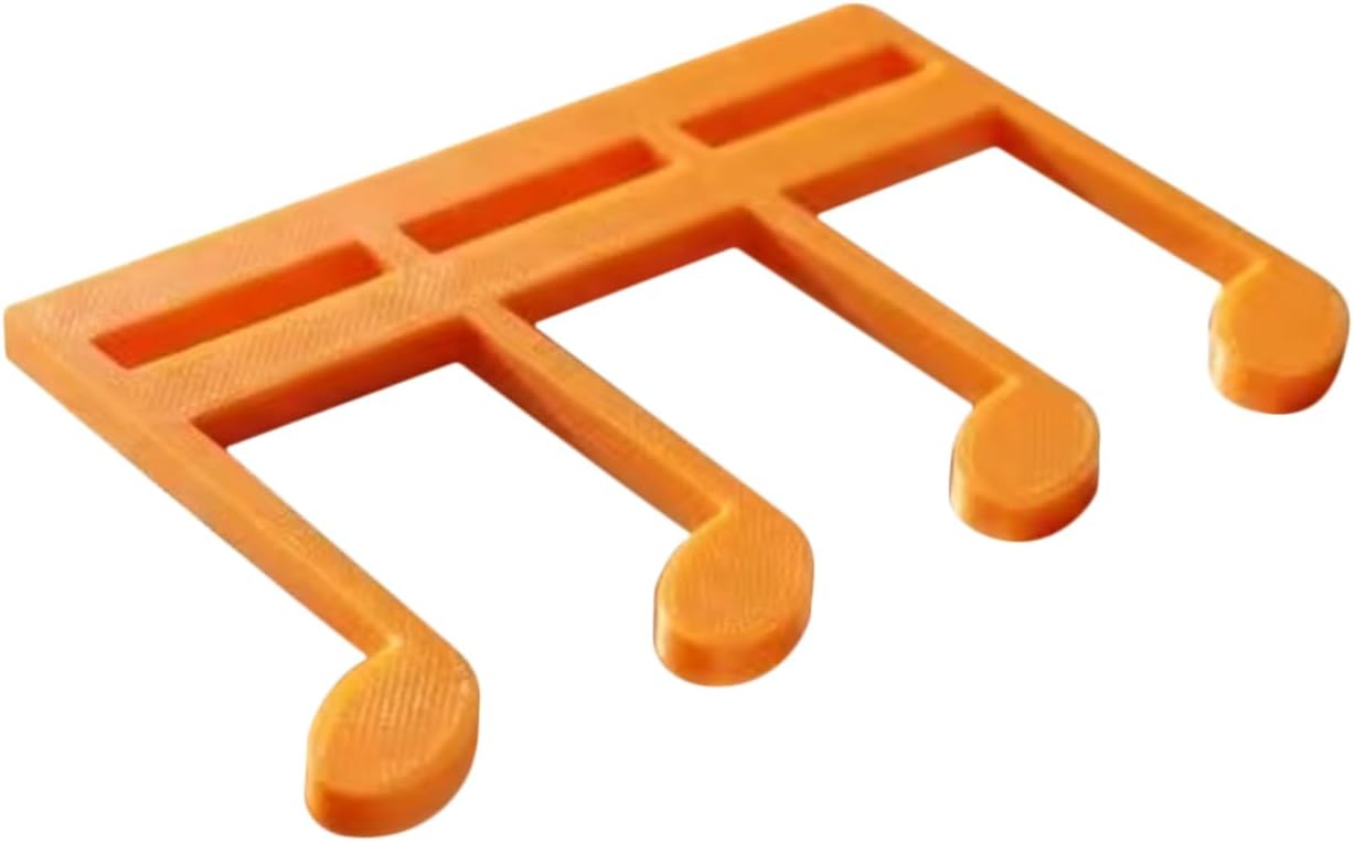 Music Holder for Piano, Non-Slip 3D Printed Clip – Clips for Sheet Music and Bookends – for Pianists, Instrumentalists, Keyboard, Kitchen, Reading Practice, Concerts,