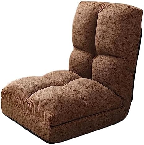 Indoor Floor Chair,Multiple Position Adjustable Padded Gaming Sofa Chair with Backrest, Lazy Sofa Lounge for Reading,Folding Comfy Meditation Chair,Perfect for Living Room,