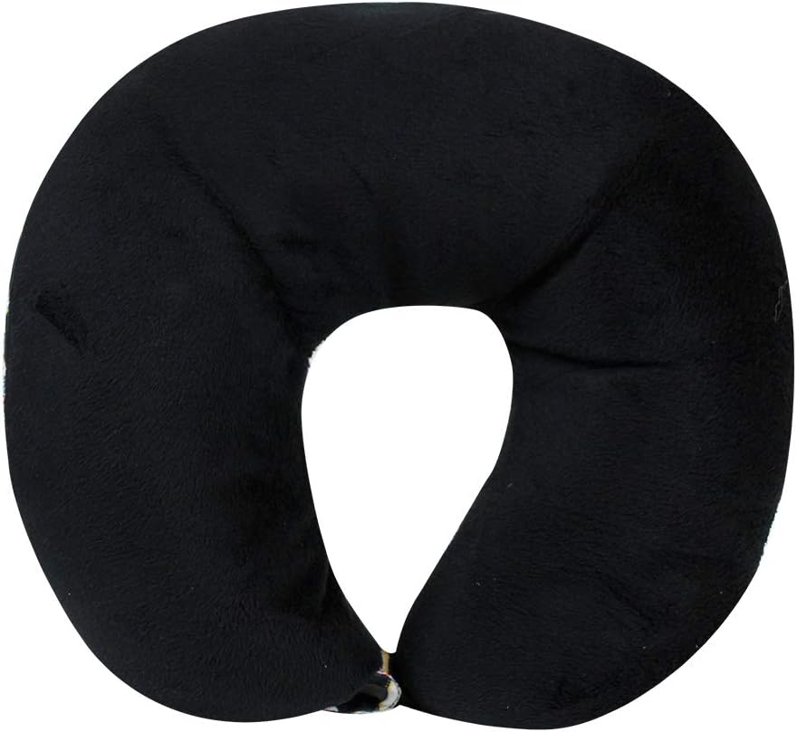 Cloudz Las Vegas Destinations - Microbead Travel Neck Pillow - Black
