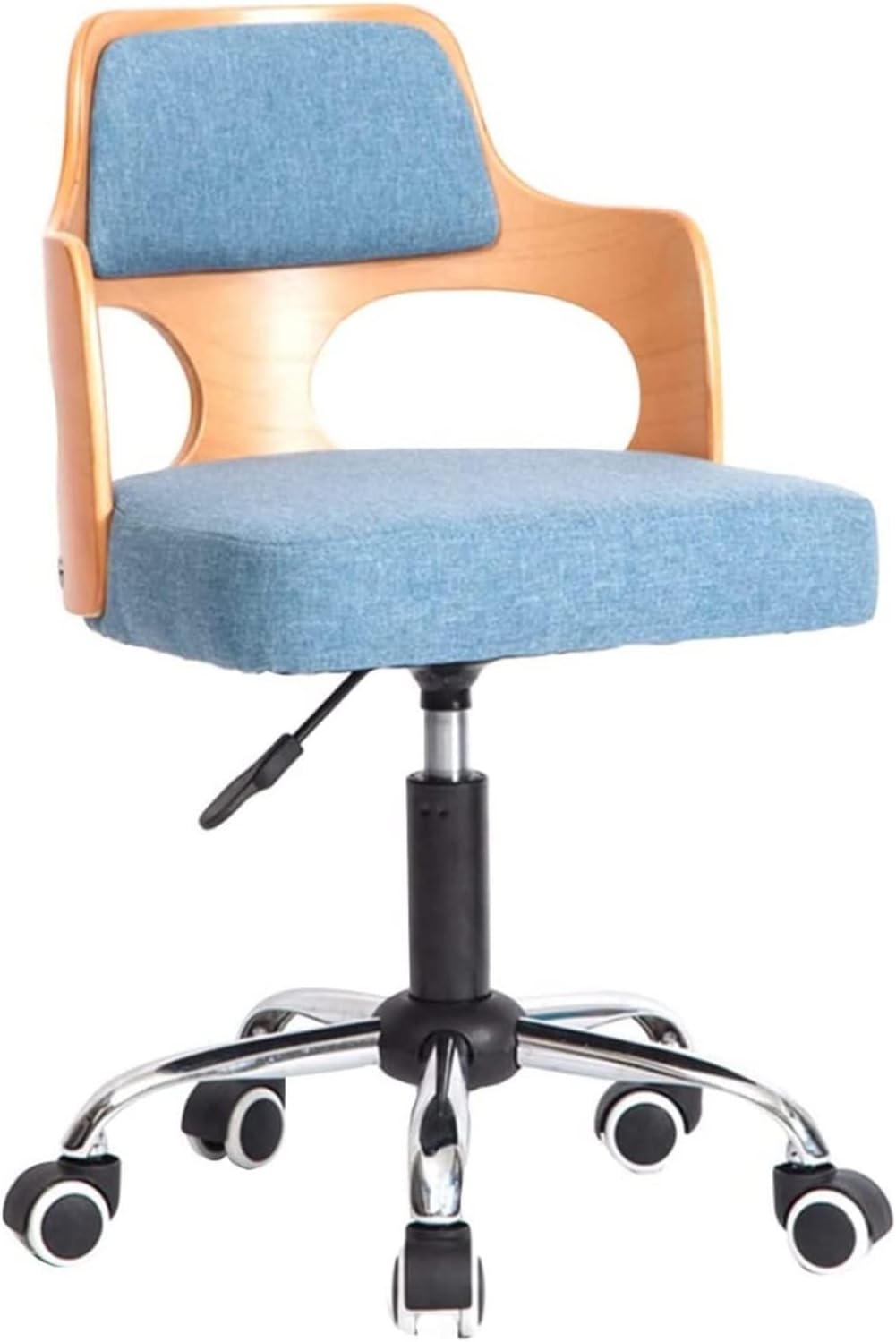 Office Chair Swivel Office Desk Chair Ergonomic Chair Cotton Linen Computer Chair 360°Swivel Chair Rocking Chair Chair (Color : Green)