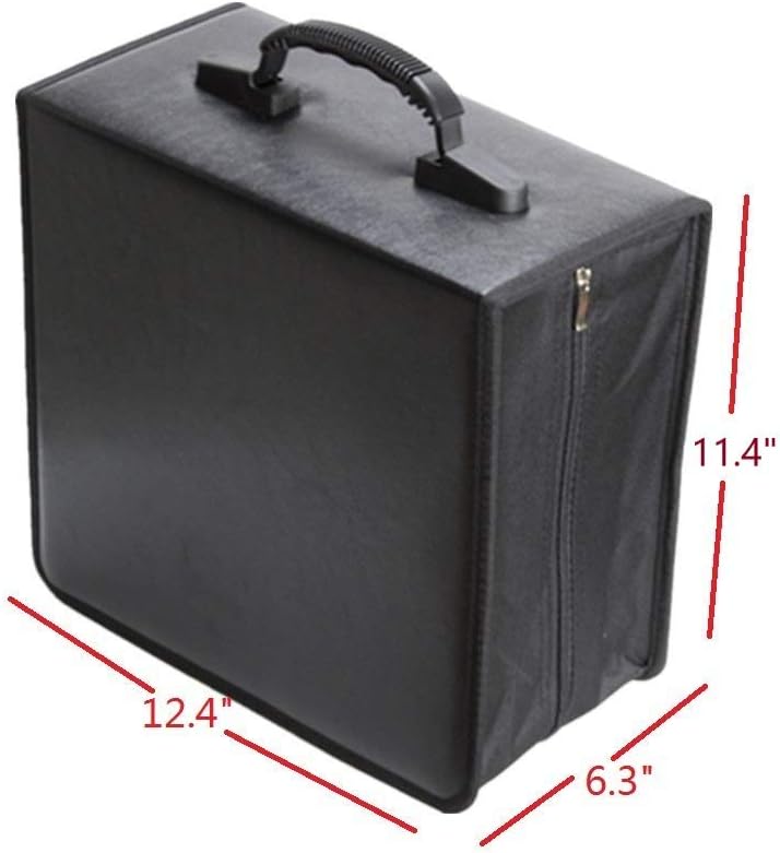 Disc CD DVD Bluray Storage Holder Solution Binder Sleeves Carrying Case((400 Capacity))
