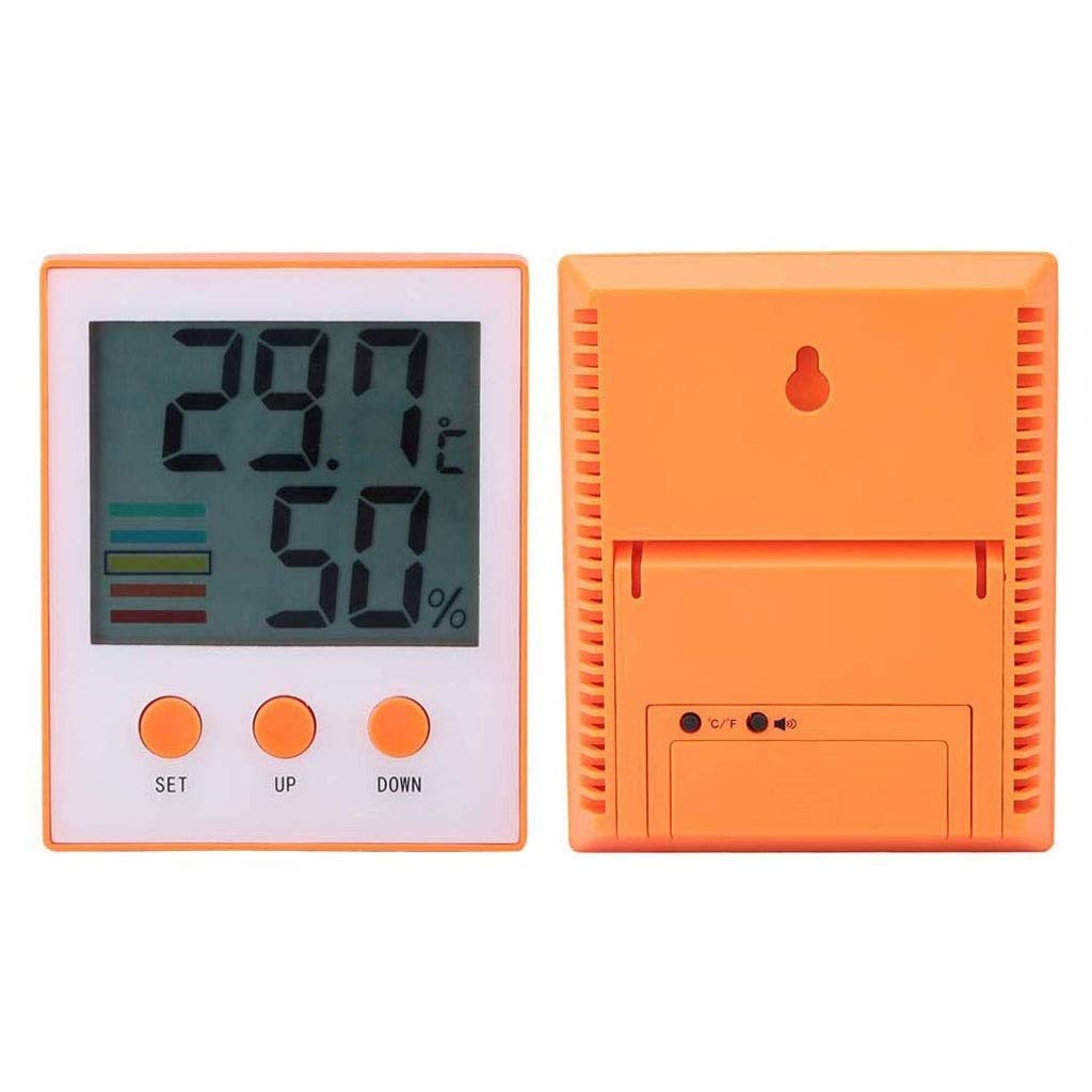 Room Thermometer - Household Indoor Temperature and Humidity Meter Flower Wet and Dry