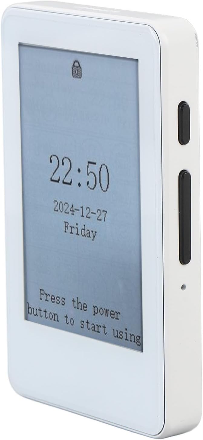 Ink Screen Electric Book Reader, 2.7" Touchscreen with Bluetooth Music Playback & 128GB Expandable Storage Multifunctional Device for Reading
