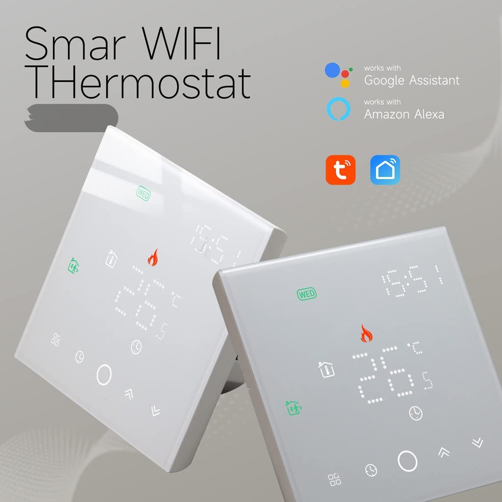Tuya Smart Thermostat Gas Boiler Warm Floor Heating Home Temperature Controller Work