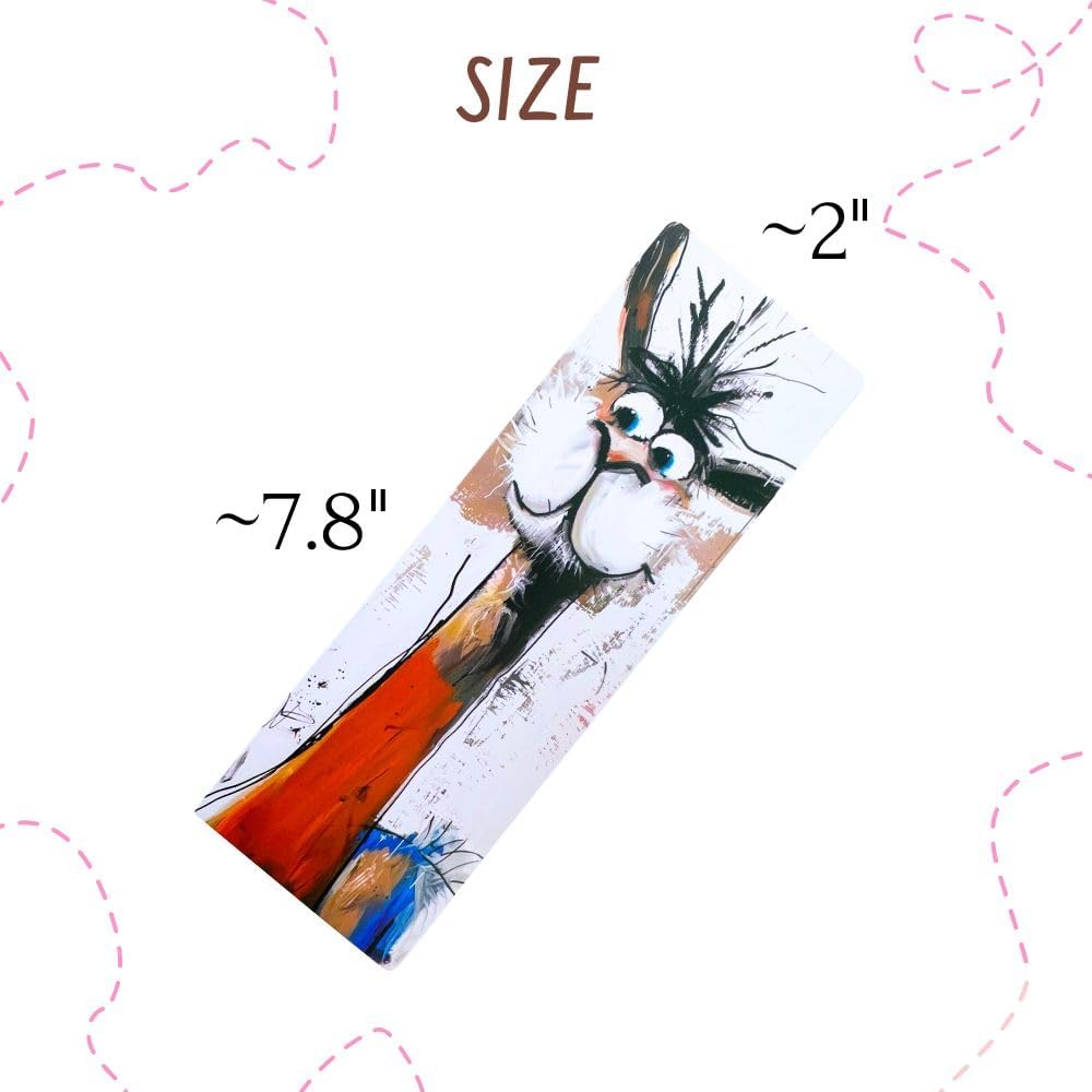 Farm Animals Bookmarks 10PC Cute Markers for Reading Women Teacher Gift Set Fun Cool Book Lover End of Year Student Gifts Bulk Graduation Ideas Library Supplies Reading Strips Classroom Must Haves