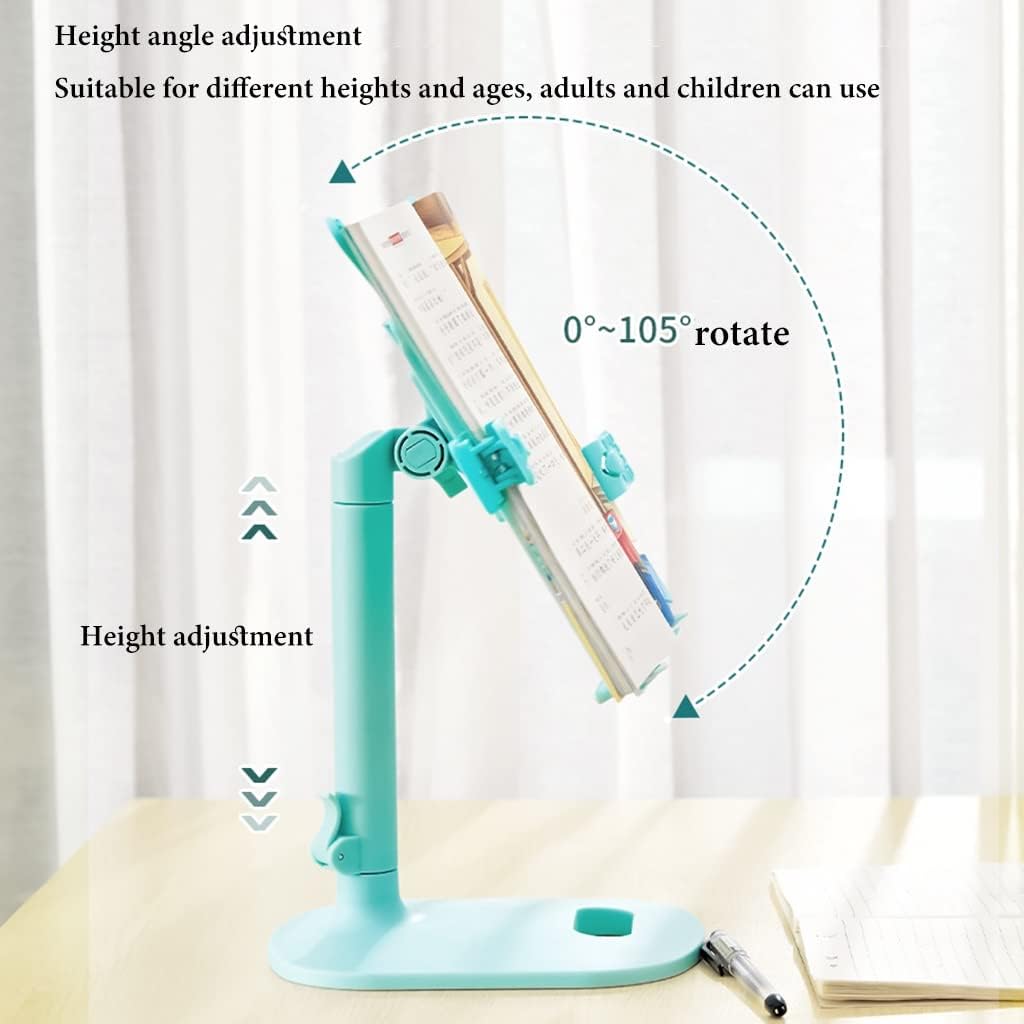 Book Holder Stand for Reading, Cookbook Holder Stand, Book Stand for Reading Adjustable Height, Laptop Stand for Desk for Music Books, Textbook,Tablet (Color : /Pink, Size : A) (/Pink B) (/White A)