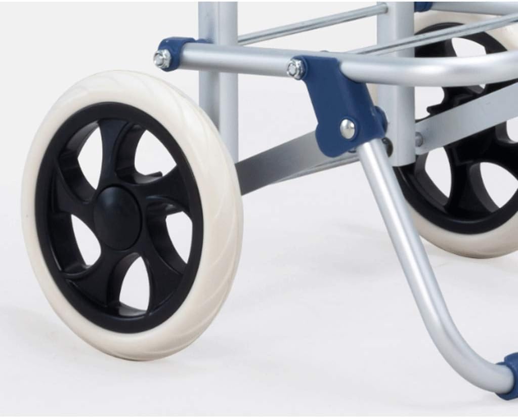 Foldiportable Trolley Outdoor Aluminum Alloy Grocery Cart for Shopping, Picnic, Travelligrocery Cart